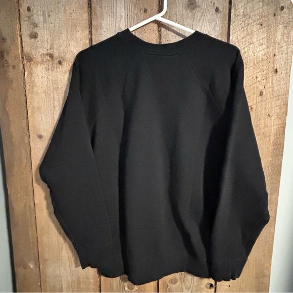 Brunette The Label Black Sweater with White Logo - Picture 2 of 5